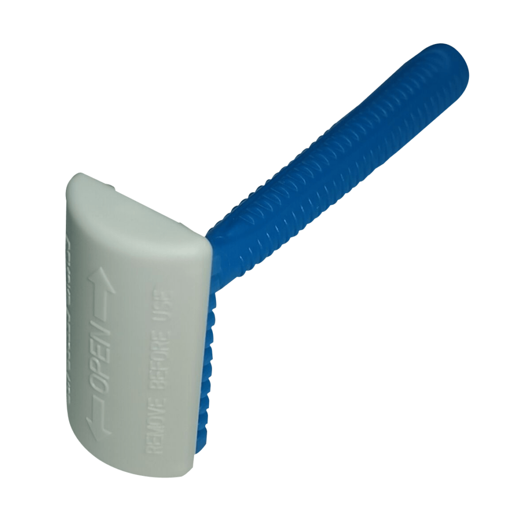 Disposable Prep Razor with Two Side Blades - Paramount Surgimed Ltd